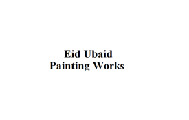 Eid Ubaid Painting Works
