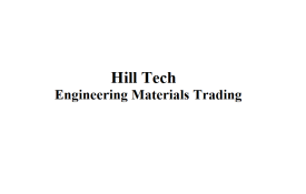 Hill Tech Engineering Materials Trading